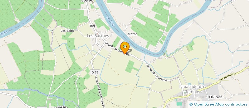 localisation de l'entreprise MONSIEUR SYLVAIN CORNET  LES BARTHES