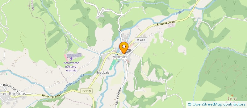 localisation de l'entreprise MONSIEUR SYLVAIN COSQUERIC  ARAMITS