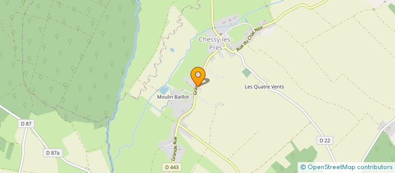 localisation de l'entreprise MONSIEUR SYLVAIN COTTEY  LIGNIERES