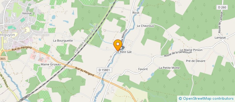 localisation de l'entreprise MONSIEUR SYLVAIN COUDERT  MONTGUYON