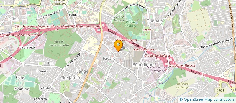 localisation de l'entreprise MONSIEUR SYLVAIN COUDOUGNAN  SAINT-ANDRE-DE-CUBZAC