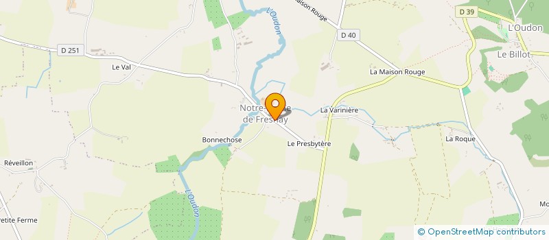 localisation de l'entreprise MONSIEUR SYLVAIN COUDRAY  SAINT-PIERRE-EN-AUGE