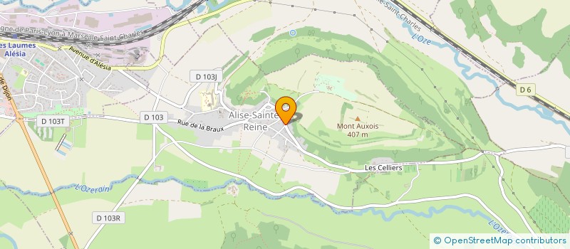 localisation de l'entreprise MONSIEUR SYLVAIN COURAULT  ALISE-SAINTE-REINE