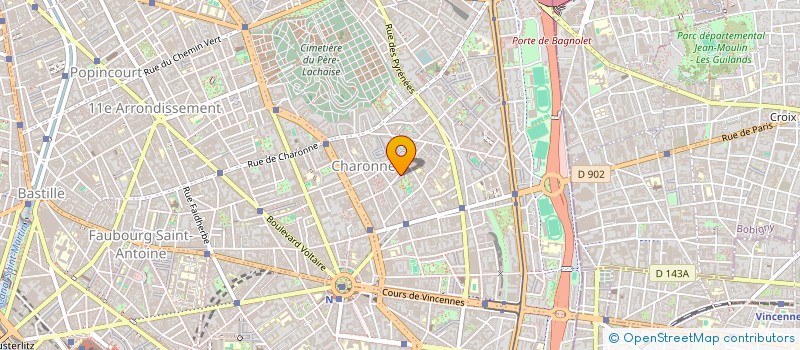 localisation de l'entreprise MONSIEUR SYLVAIN COURTAUD  PARIS