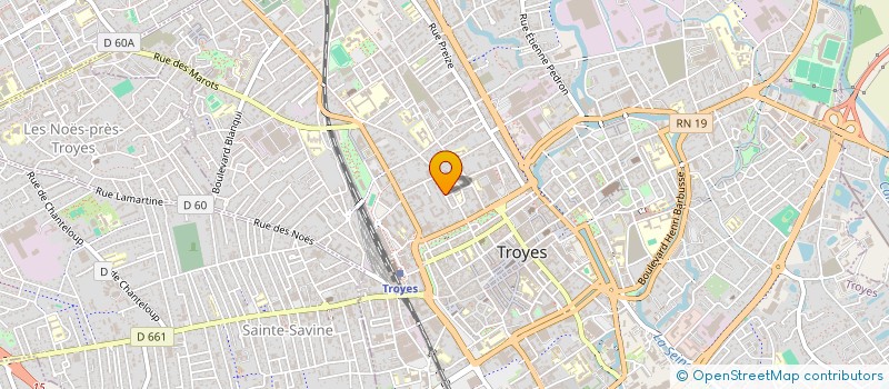 localisation de l'entreprise MONSIEUR SYLVAIN COURTILLIER à TROYES