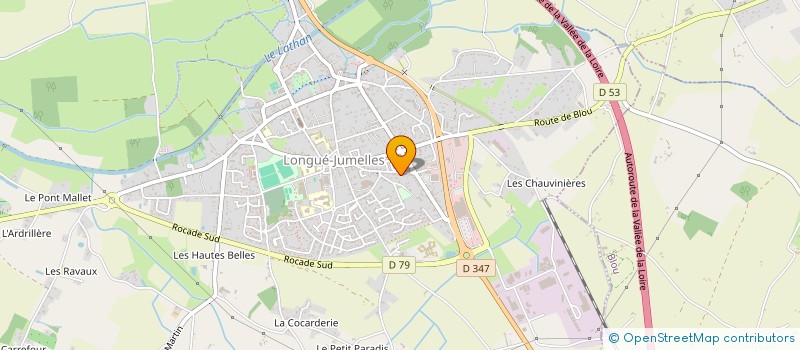 localisation de l'entreprise MONSIEUR SYLVAIN COURTIN  LONGUE-JUMELLES