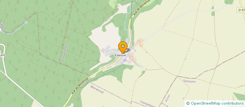 localisation de l'entreprise MONSIEUR SYLVAIN COUTART  PIERREFONDS