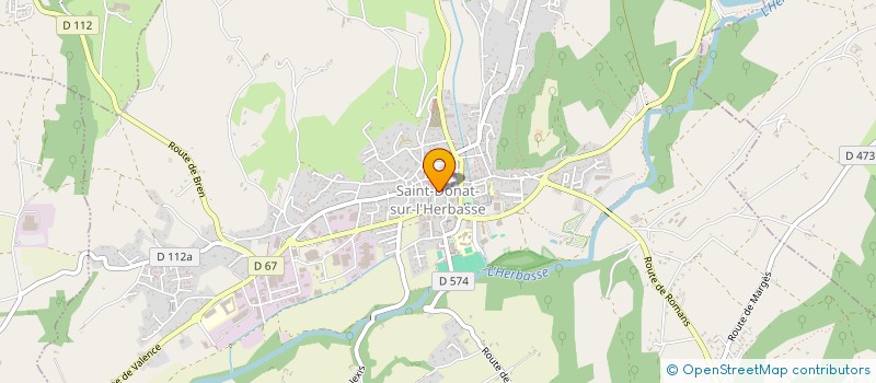 localisation de l'entreprise MONSIEUR SYLVAIN COUTELLIER à SAINT-DONAT-SUR-L HERBASSE