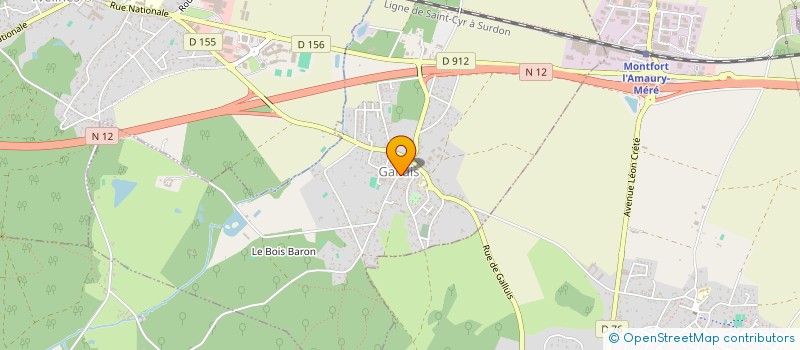 localisation de l'entreprise MONSIEUR SYLVAIN CREMONESE  GALLUIS