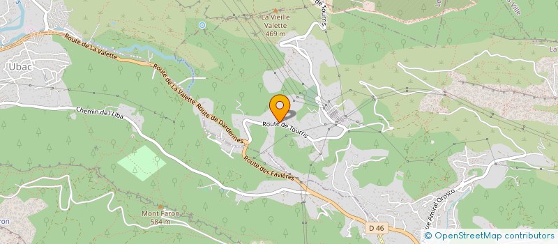 localisation de l'entreprise MONSIEUR SYLVAIN CRESP à LA VALETTE-DU-VAR