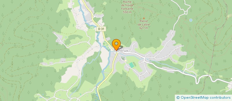 localisation de l'entreprise MONSIEUR SYLVAIN CRETEUR  TAINTRUX