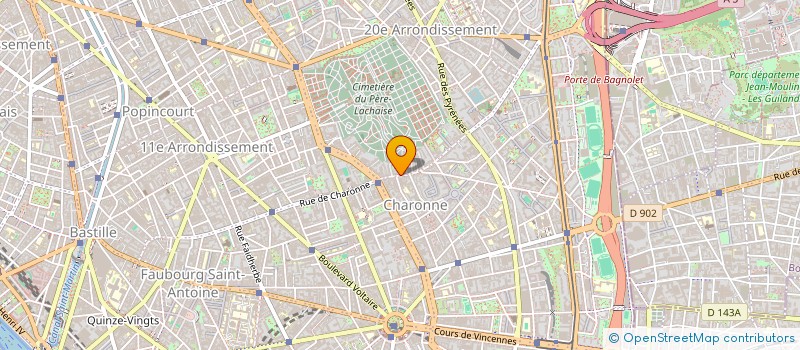 localisation de l'entreprise MONSIEUR SYLVAIN CROSNIER  PARIS