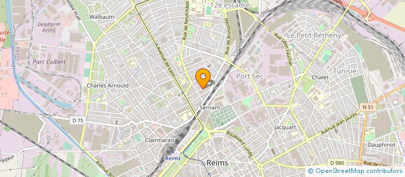 localisation de l'entreprise MONSIEUR SYLVAIN CROSSE à REIMS