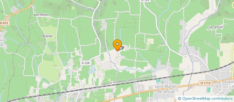 localisation de l'entreprise MONSIEUR SYLVAIN CROUZAT  SAINT-MARTIN-DE-SESCAS
