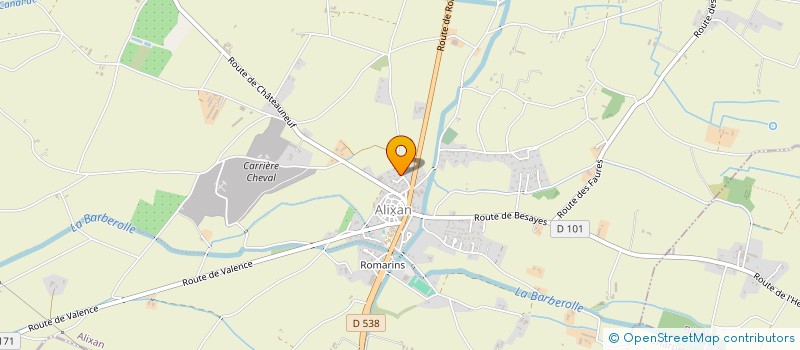 localisation de l'entreprise MONSIEUR SYLVAIN CROZE  ALIXAN