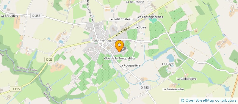 localisation de l'entreprise MONSIEUR SYLVAIN CUSSONNEAU à OREE-D'ANJOU