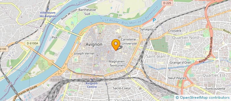 localisation de l'entreprise MONSIEUR SYLVAIN CUTTIVET  AVIGNON