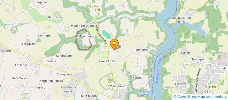 localisation de l'entreprise MONSIEUR SYLVAIN CUTULIC  CLOHARS-CARNOET