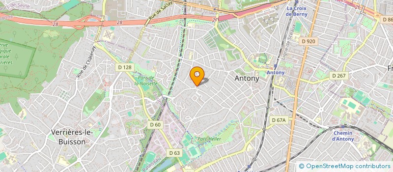 localisation de l'entreprise MONSIEUR SYLVAIN CZARYSKI à ANTONY