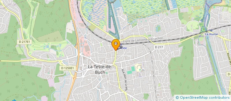 localisation de l'entreprise MONSIEUR SYLVAIN CZMYCZYNSKI à LA TESTE DE BUCH