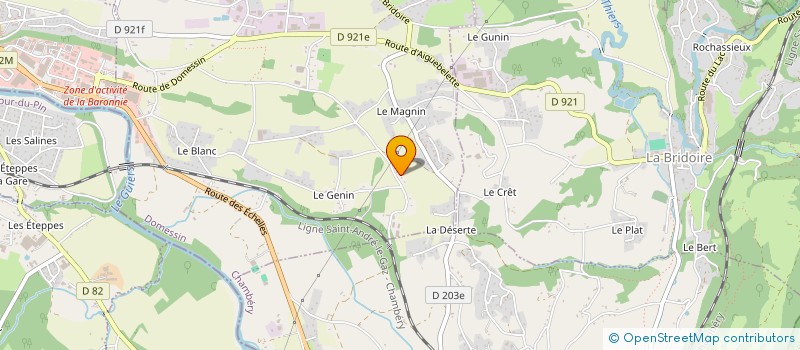 localisation de l'entreprise MONSIEUR SYLVAIN D'IGNAZIO  DOMESSIN