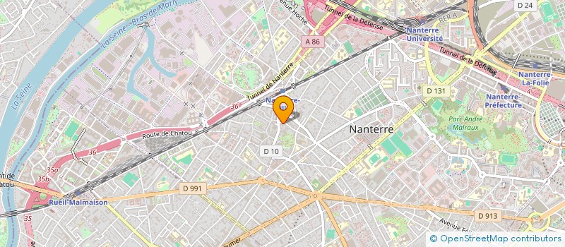 localisation de l'entreprise MONSIEUR SYLVAIN DA ROCHA  NANTERRE
