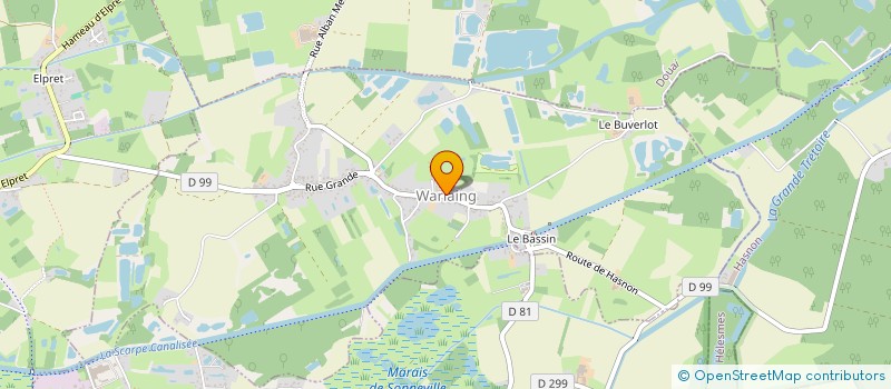 localisation de l'entreprise MONSIEUR SYLVAIN DALLOY à WARLAING