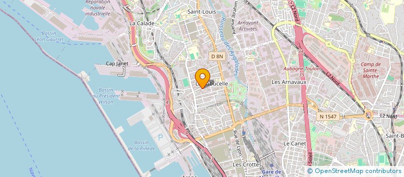 localisation de l'entreprise MONSIEUR SYLVAIN DAMAZ  CASSIS