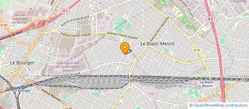 localisation de l'entreprise MONSIEUR SYLVAIN DANDEVILLE  DRANCY