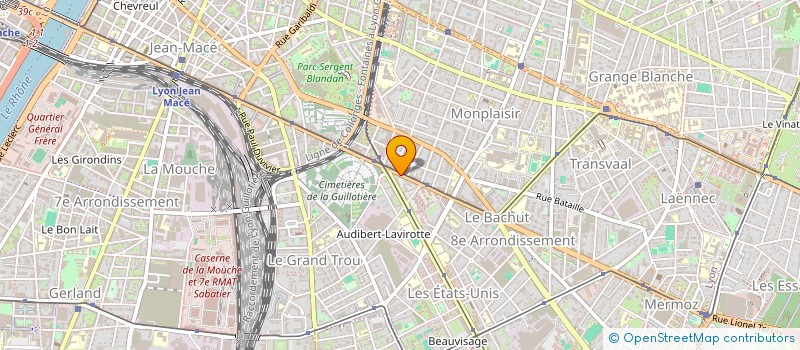 localisation de l'entreprise MONSIEUR SYLVAIN DANES  LYON