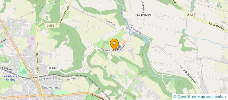 localisation de l'entreprise MONSIEUR SYLVAIN DANIEL  LES ABRETS-EN-DAUPHINE