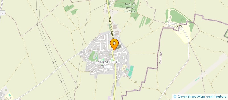 localisation de l'entreprise MONSIEUR SYLVAIN DARGERY  LE MESNIL-EN-THELLE