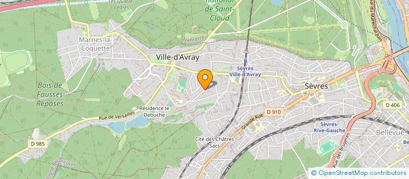 localisation de l'entreprise MONSIEUR SYLVAIN DARNET  VILLE-D'AVRAY