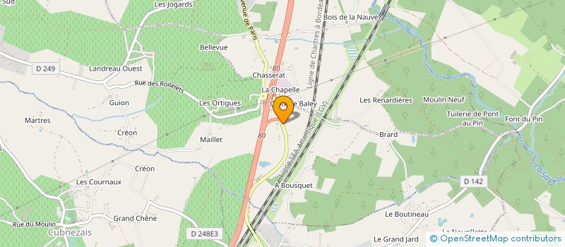 localisation de l'entreprise MONSIEUR SYLVAIN DARRIOUMERLE  CEZAC