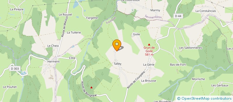 localisation de l'entreprise MONSIEUR SYLVAIN DARROT  DOMAIZE