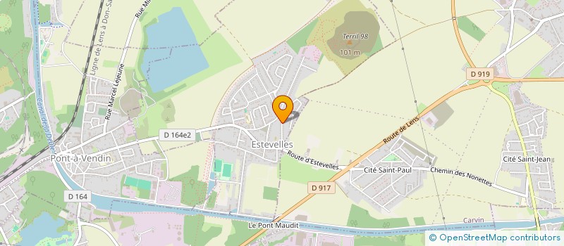 localisation de l'entreprise MONSIEUR SYLVAIN DAUBRESSE  ESTEVELLES