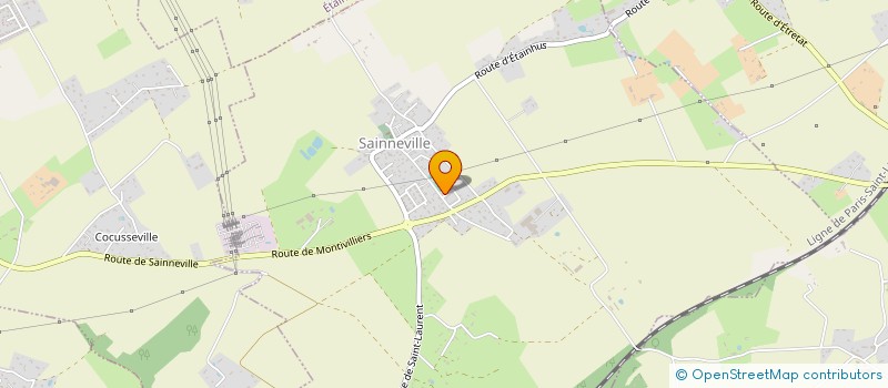 localisation de l'entreprise MONSIEUR SYLVAIN DAUDON  SAINNEVILLE