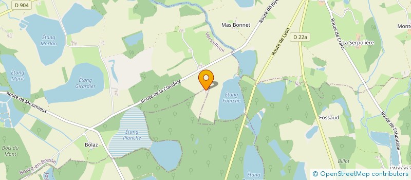 localisation de l'entreprise MONSIEUR SYLVAIN DAUJAT  RIGNIEUX-LE-FRANC