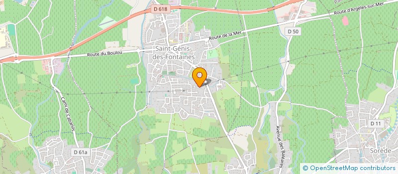 localisation de l'entreprise MONSIEUR SYLVAIN DE BRITO  SAINT-GENIS-DES-FONTAINES