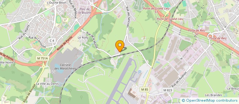 localisation de l'entreprise MONSIEUR SYLVAIN DE BRITO AMORIN ARAUJO  BOUGUENAIS