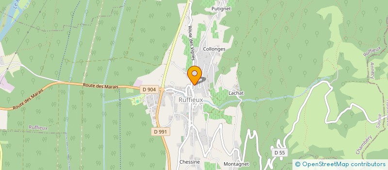 localisation de l'entreprise MONSIEUR SYLVAIN DE MARCO  RUFFIEUX