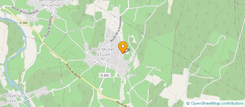 localisation de l'entreprise MONSIEUR SYLVAIN DE MARCO  SAINT-MICHEL-D'EUZET