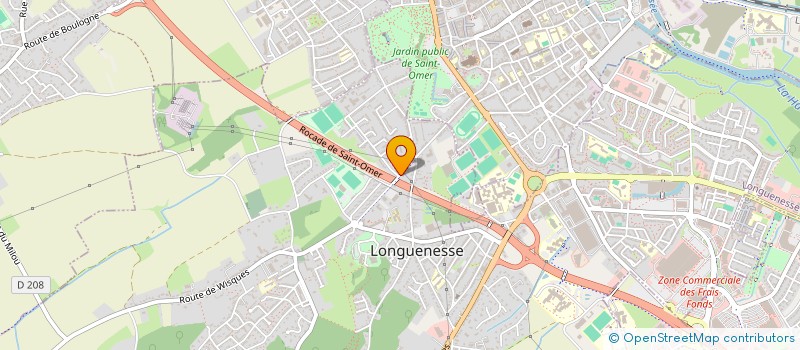 localisation de l'entreprise MONSIEUR SYLVAIN DEBROUWER  LONGUENESSE