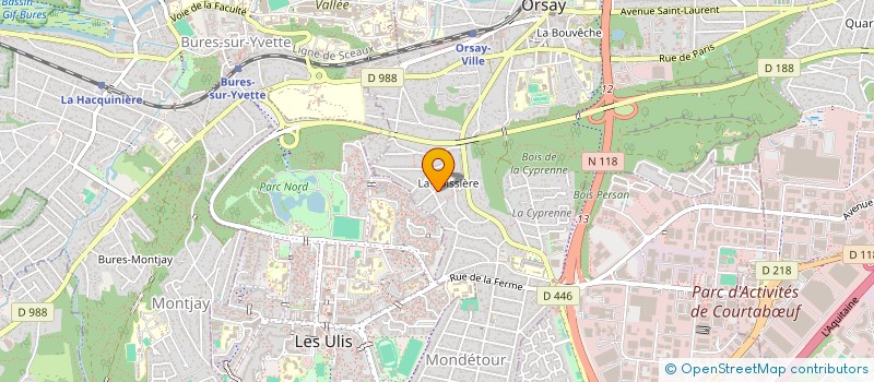 localisation de l'entreprise MONSIEUR SYLVAIN DECAUX à ORSAY