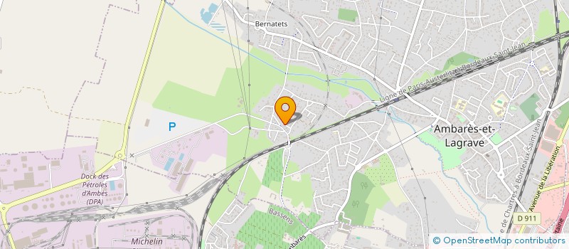 localisation de l'entreprise MONSIEUR SYLVAIN DEFIX  AMBARES-ET-LAGRAVE