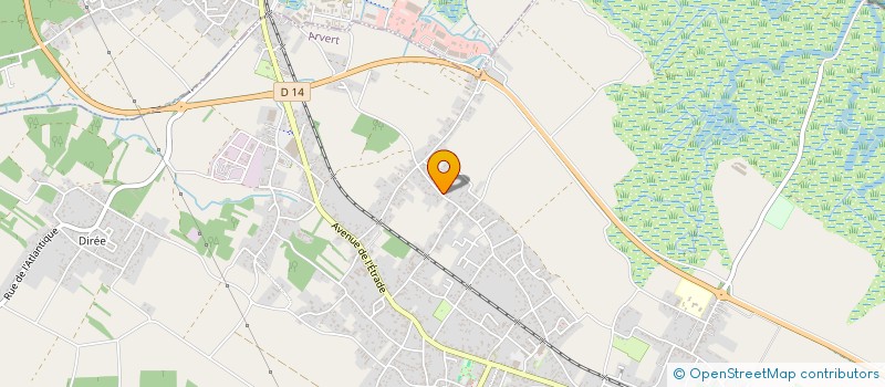 localisation de l'entreprise MONSIEUR SYLVAIN DEFRESSINE  ARVERT