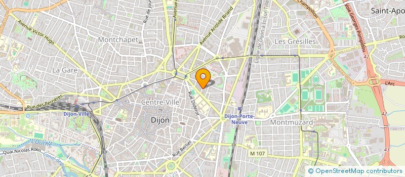 localisation de l'entreprise MONSIEUR SYLVAIN DEGUT à DIJON