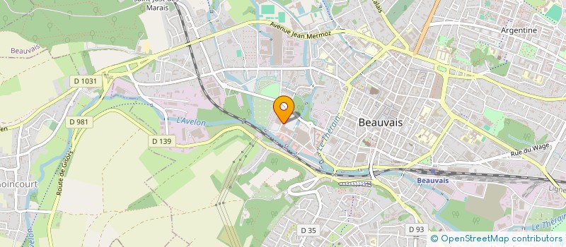 localisation de l'entreprise MONSIEUR SYLVAIN DELAPLACE  BEAUVAIS