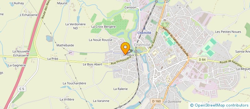 localisation de l'entreprise MONSIEUR SYLVAIN DELAUNAY à CHEMILLE-EN-ANJOU