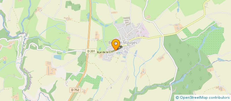 localisation de l'entreprise MONSIEUR SYLVAIN DELAUNAY  BEAUPREAU-EN-MAUGES